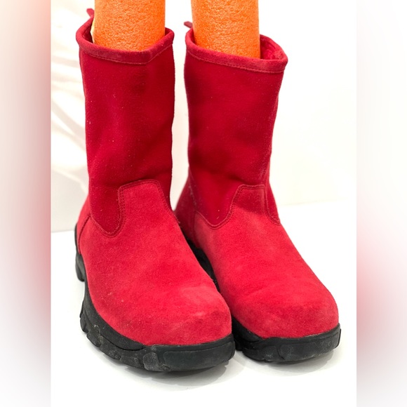 Lands' End Shoes Lands End Womens Suede Upper All Weather Boots